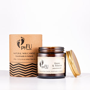 
            
                Load image into Gallery viewer, Natural Wax Candle - 02 Honey &amp;amp; Tobacco - pyFU
            
        
